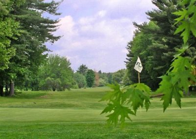 image of the green at our public golf course New Hampshire. Angus Lea is one of the best golf courses near me in NH