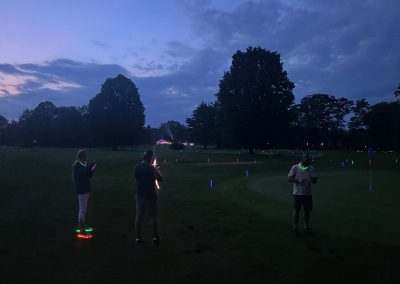 Members enjoying night festival at Angus Lea golf course